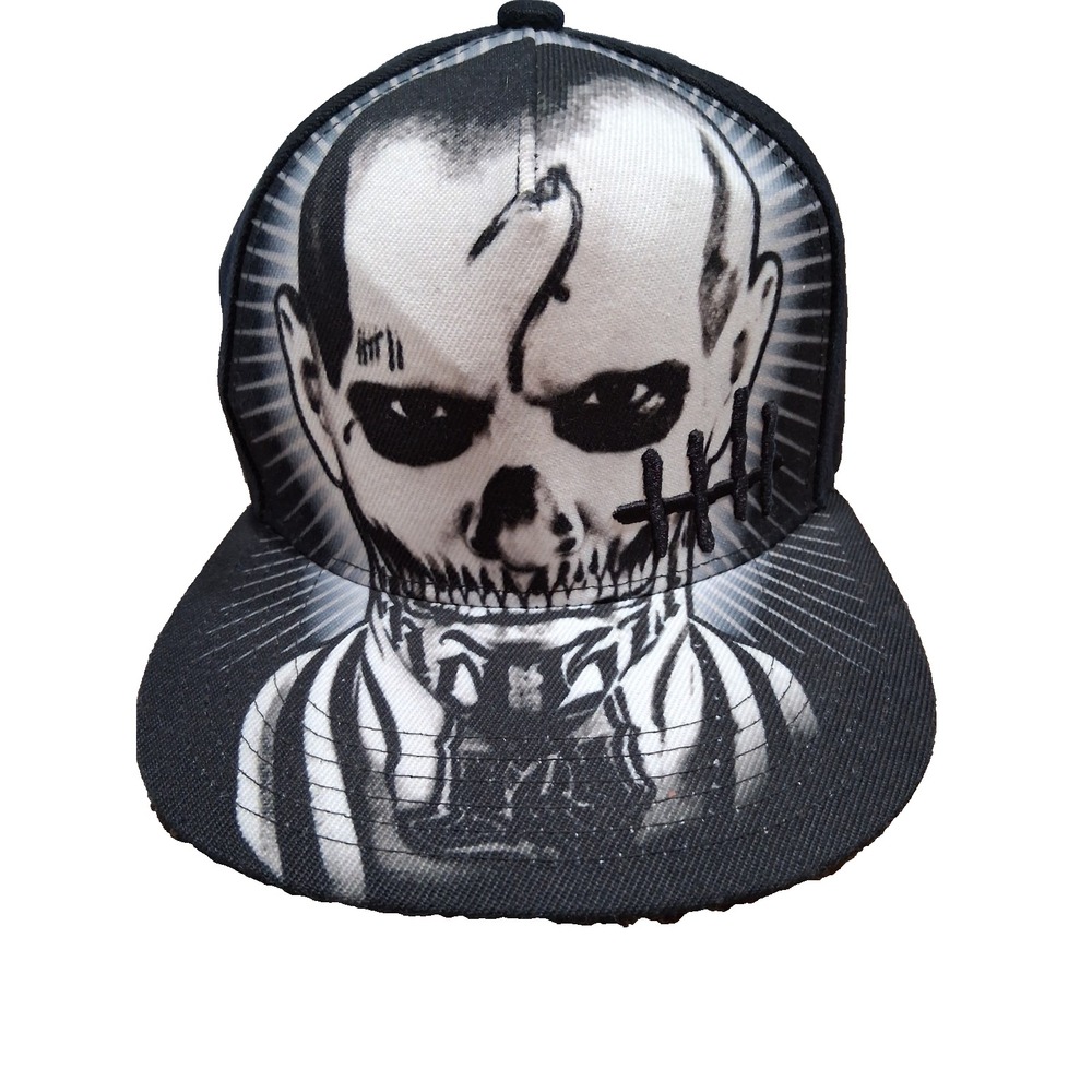 Suicide Squad Forgive Me El Diablo Black Adjustable‎ Hat Cap Flat Bill